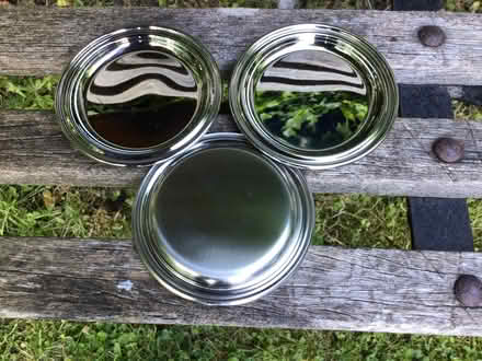 Photo of free Small chromed dish/ coaster, about 40 in total (Presteigne LD8) #2