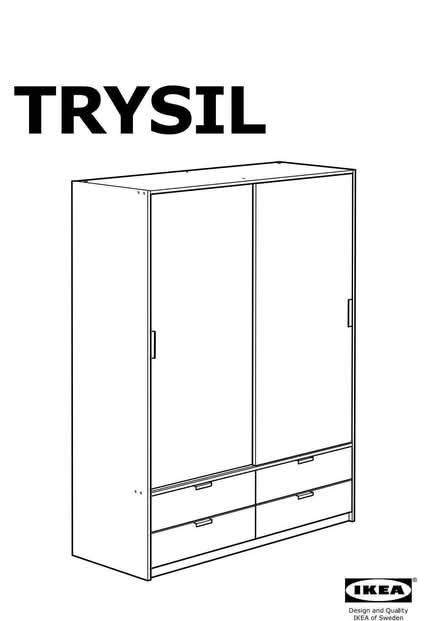 Photo of free Ikea Trysil wardrobe - INCOMPLETE (Katherines CM19) #1