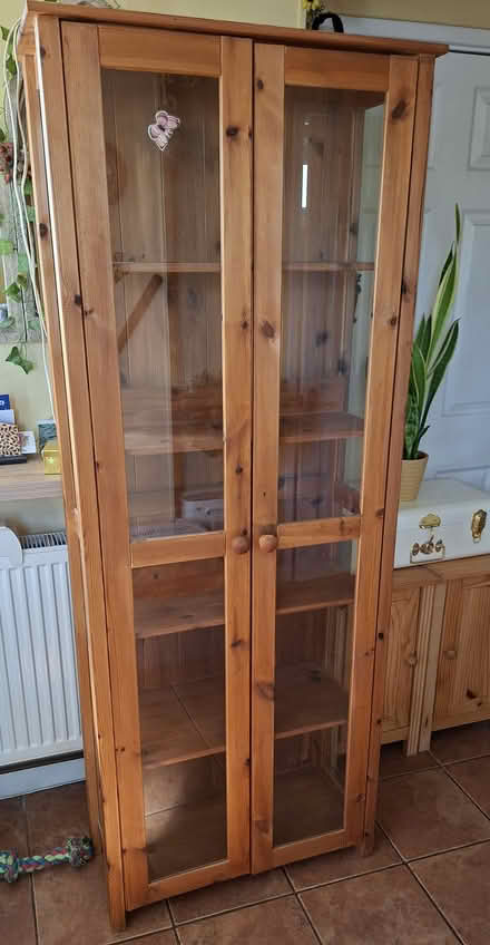Photo of free Pine display unit with lights (Chelmsford) #1