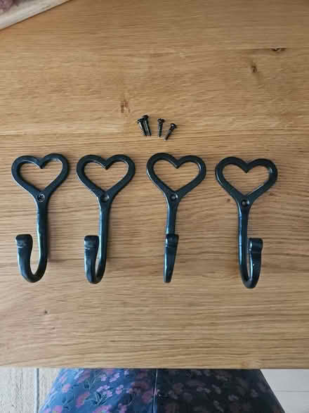 Photo of free Heart hooks (Trevor Road) #1