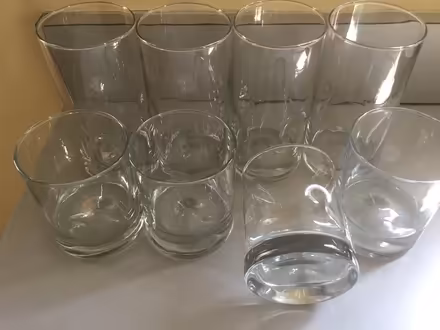 Photo of free Glasses (4) small, (4) large (West Bloomfield) #1