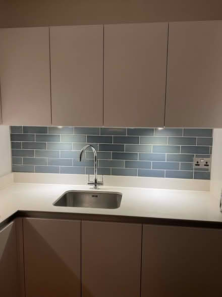 Photo of free Box of grey B&Q tiles (Walworth Road) #3
