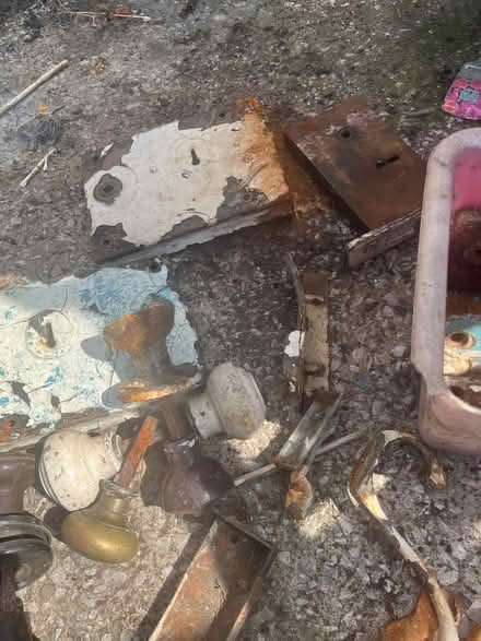 Photo of free old locks, hinges, toilet cistern (Kirkdale) #1
