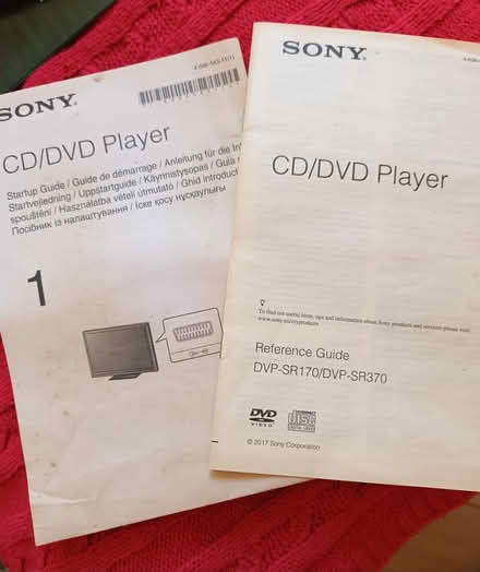 Photo of free sony dvd/cd player (Aylesford ME20) #3