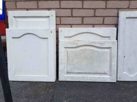 Photo of free Painted oak kitchen cupboard doors (Kendal LA9) #1