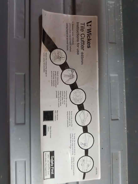 Photo of free Tile Cutter (St Michaels TN30) #4