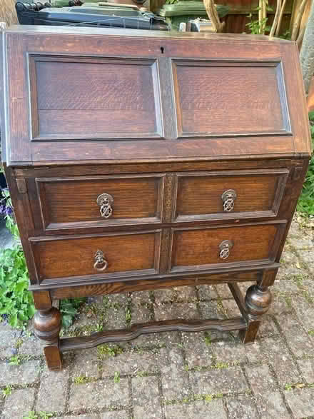 Photo of free Solid old wooden bureau (Spital CH63) #3