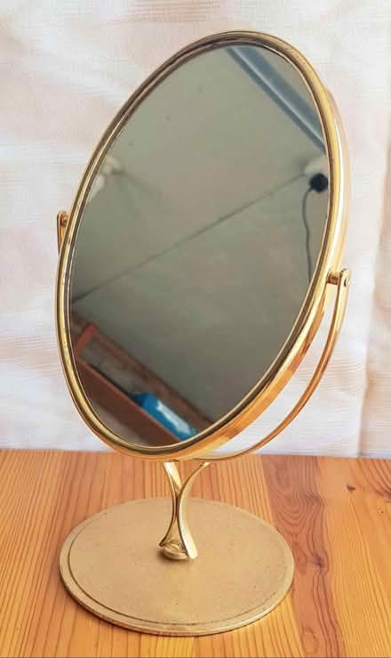 Photo of free Brass Coloured Vanity Mirror (Euxton PR7) #1
