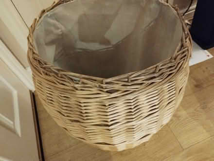 Photo of free Wicker washing basket (Central Braintree) #2