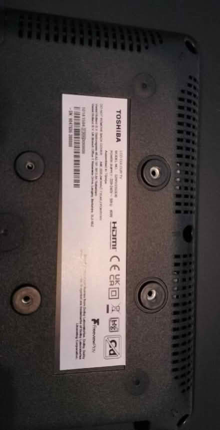 Photo of free Toshiba 32 inch tv. No stand. (Emscote CV32) #2