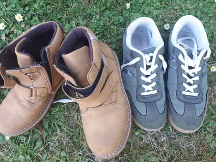 Photo of free Boots and trainers size 1 or 2 (Aldingbourne PO20) #1