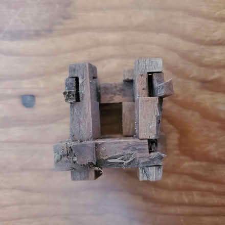 Photo of free Tiny wood puzzle toy (broken) (Ann Arbor Northwest Side) #1