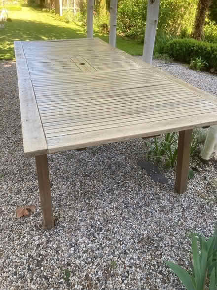 Photo of free Garden table (High Street, Meldreth, SG8) #2