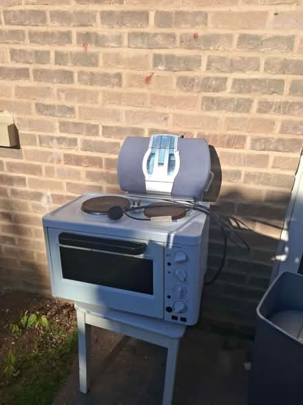 Photo of free Oven with cooker. Radio with CD worling (Bromham Road MK40) #3