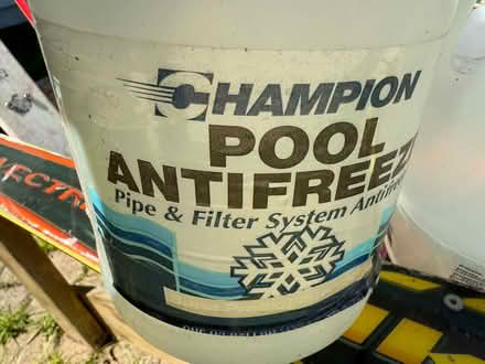 Photo of free 4 bottles of pool anti freeze (Avon lake oh) #1