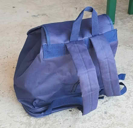 Photo of free Navy Rucksack, small/medium (Euxton PR7) #2