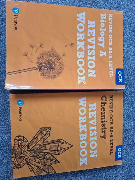 Photo of free A level biology and chemistry revision books (Swanley BR8) #1