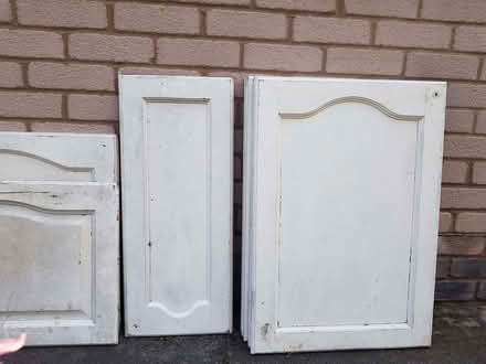 Photo of free Painted oak kitchen cupboard doors (Kendal LA9) #2