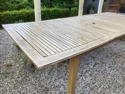 Photo of free Garden table (High Street, Meldreth, SG8) #1