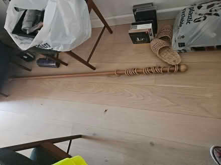 Photo of free Wooden curtain pole (Trevor Road) #1