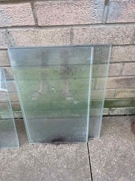 Photo of free Fridge/freezer glass shelves (Clapham MK41) #1