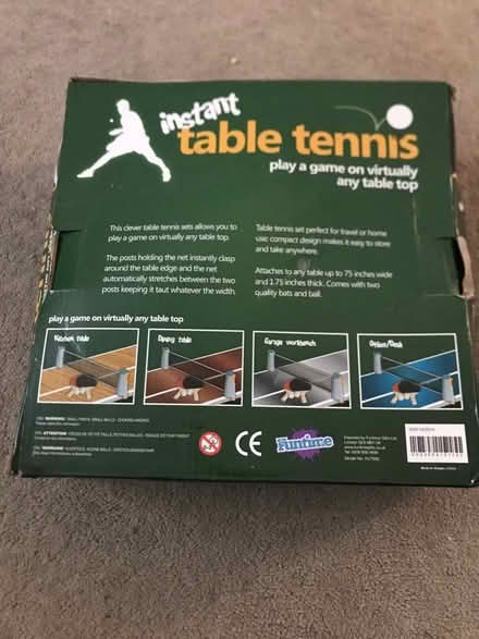 Photo of free Portable table tennis set (Surbiton KT6) #2