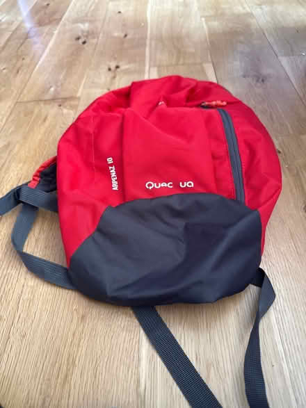 Photo of free Red and grey kids backpack (Sanderstead) #1
