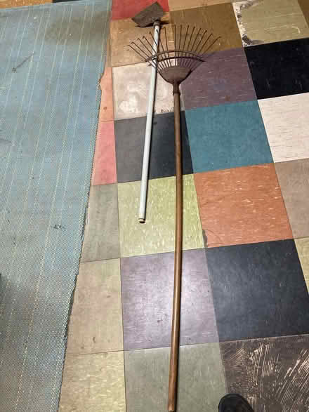 Photo of free Garden tools Rake and hoe (Gosport PO12) #2