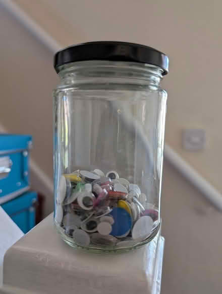 Photo of free Small jar of googly eyes (Southborough) #1