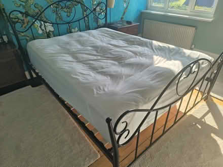 Photo of free King size bed frame black metal (Mereworth ME18) #2