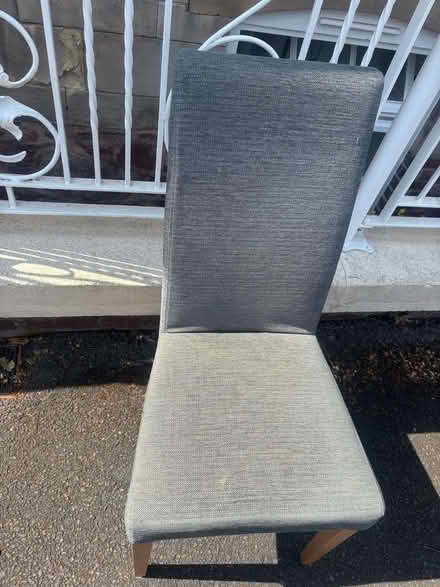 Photo of free Upholstered grey dining chair (Frankwell SY3) #2