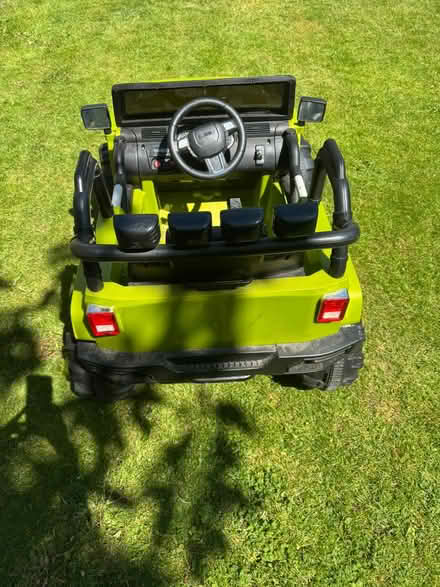 Photo of free 12v Electric ride on green jeep (Gleadless S12) #4