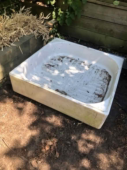 Photo of free Ceramic shower basin - for garden? (Streatham SW16) #2
