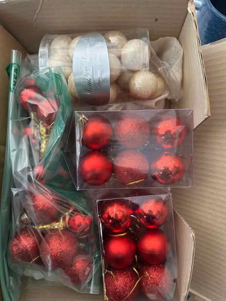 Photo of free Small 40 Christmas baubles (Salvington bn13) #1