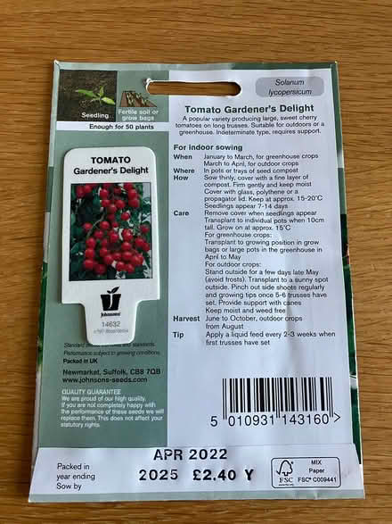 Photo of free Cherry tomato seeds (Maidstone ME15) #2