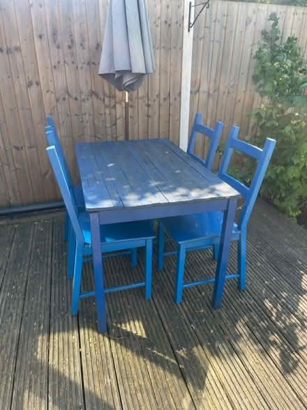 Photo of free Garden table and chairs (Edmonton N9) #1