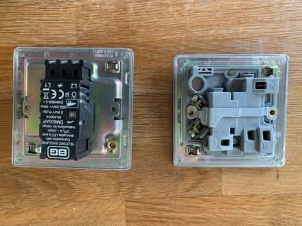 Photo of free Single brushed steel switches (Poynton SK12) #3