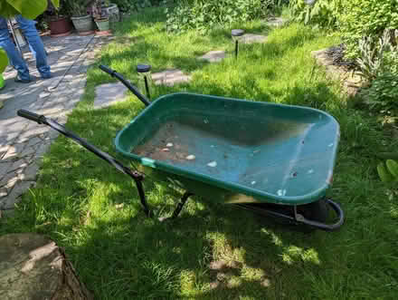 Photo of free Large metal wheelbarrow (Tonbridge TN10) #1