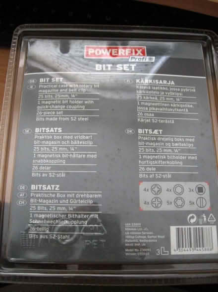 Photo of free Powerfix 26 piece bit set for drill (Coppull PR7) #2