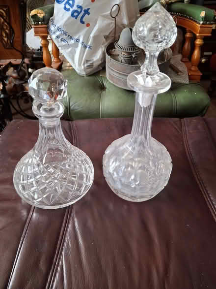 Photo of free 2x decanters cut glass (Doncaster DN5) #1
