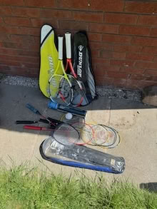 Photo of free Tennis and Babminton equipment (Holmes Chapel) #1