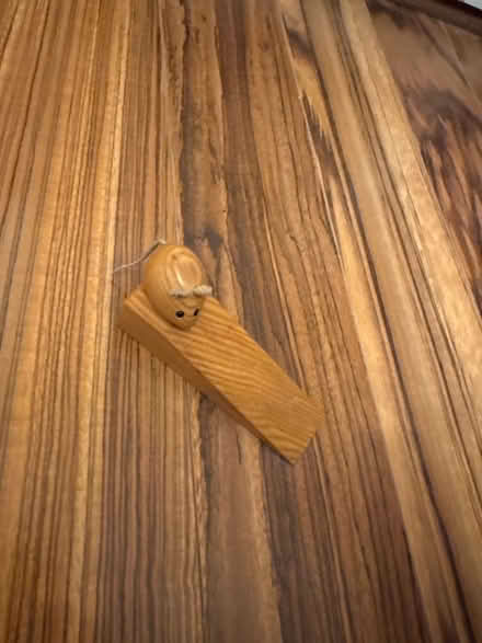 Photo of free wooden door stopper (CR0) #1