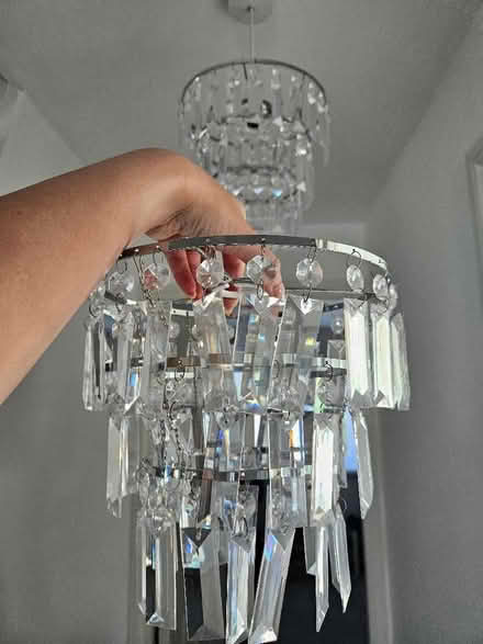 Photo of free 2 x Crystal Lightshades (Bestwood Park Estate NG5) #2