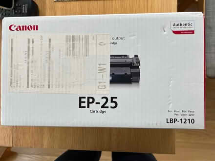Photo of free Canon laser printer cartridge EP-25 (AB12) #1