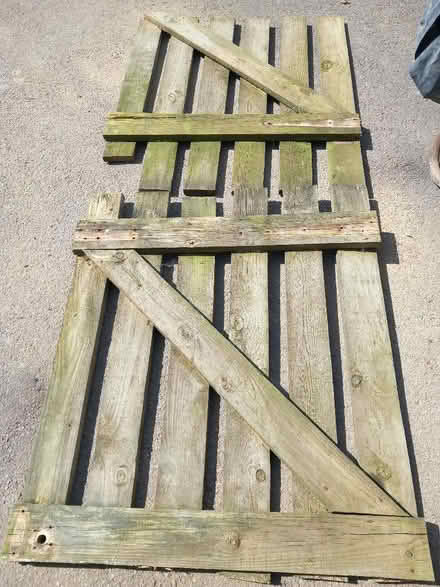 Photo of free Wooden gate cut in half (Odd Down) #3