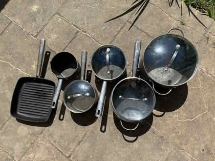 Photo of free Anolon Professional cooking pan set (Emlyn Road W12) #1