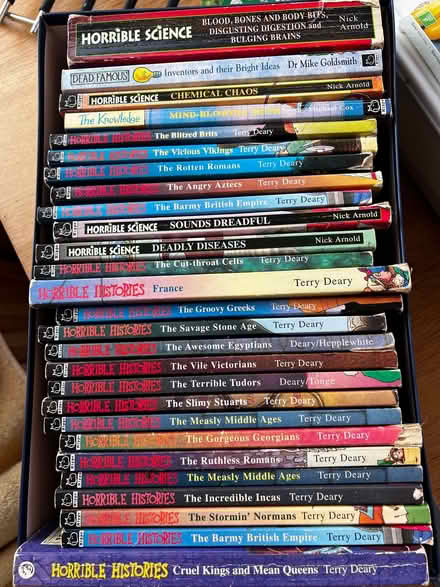 Photo of free Box of Horrible Histories books + a few others (AB12) #1