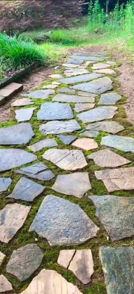 Photo of Flagstones for pathway (Cupertino Public Library) #1