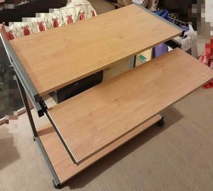 Photo of free Computer table on wheels (Southport PR9) #2