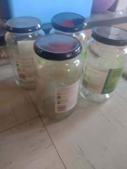 Photo of free Large jars with lids (Weston) #2